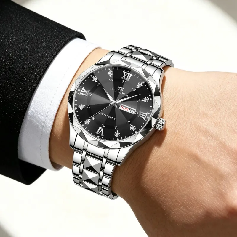 VA VA VOOM Rhinestone Men's Watch 41mm 4