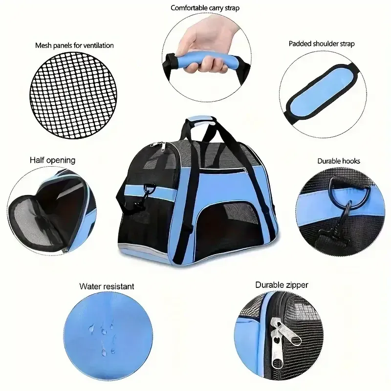 Breathable Mesh Pet Carrier Bag 2