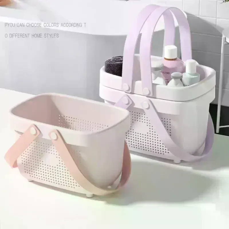 Portable Plastic Storage Basket Shower Caddy 1