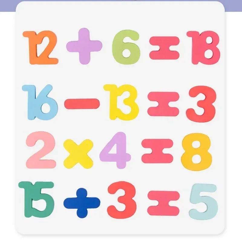 Wooden Alphabet & Shape Puzzle Board 6