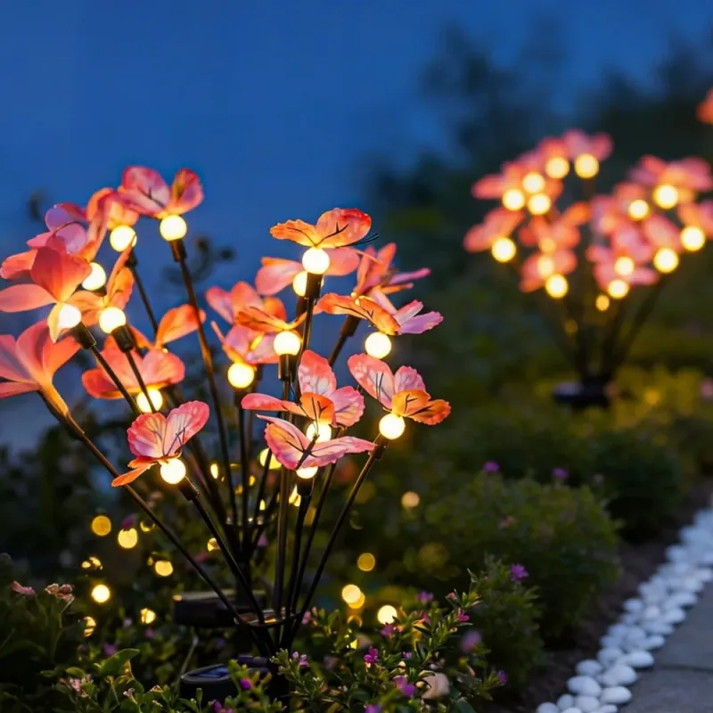 Solar Butterfly Stake Lights 2