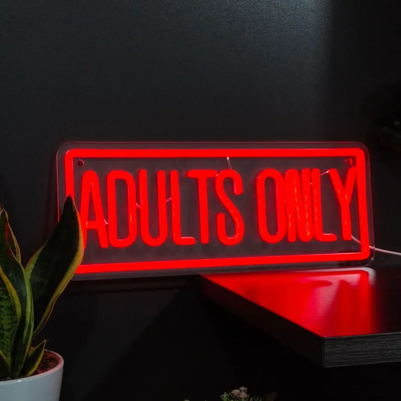 Adults Only Neon LED Sign 5