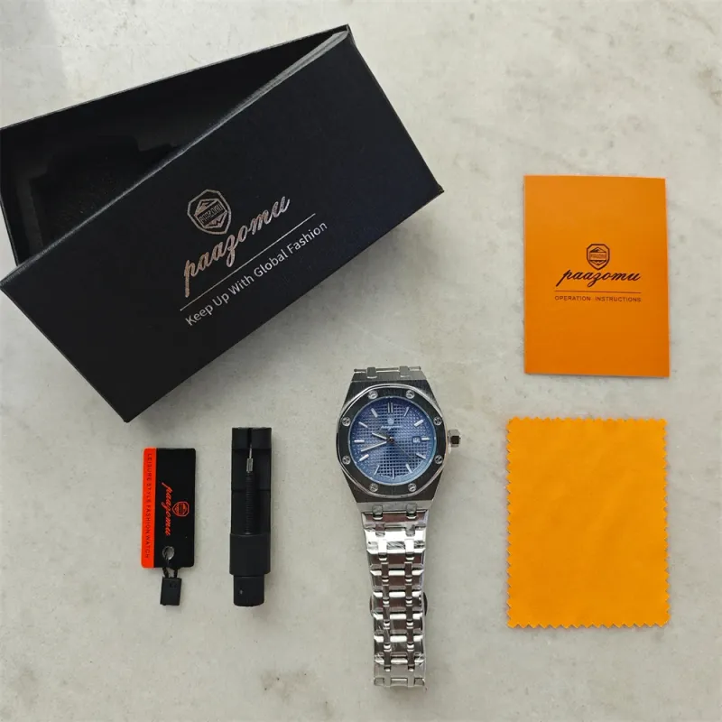 PAAZOMU Luxury Sport Quartz Watch for Men 2