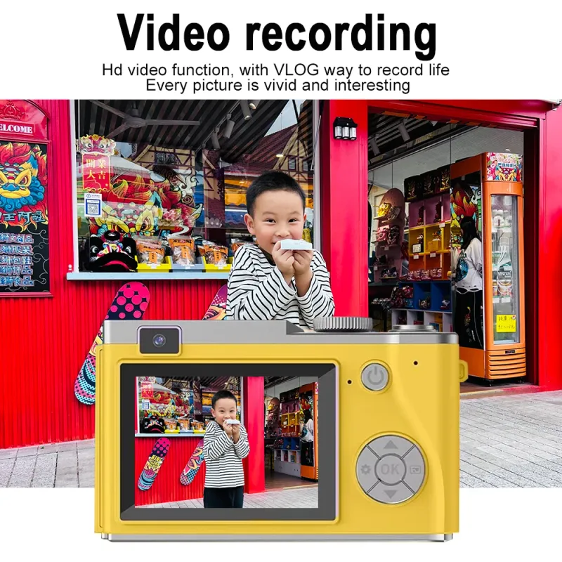 4K 48MP Vlogging Camera with Flip Screen 4