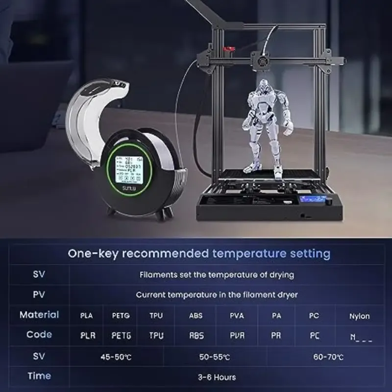 SUNLU S2 3D Printer Filament Dryer 5
