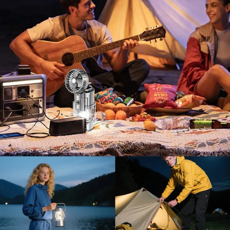 Solar LED Camping Lantern with Power Bank 5