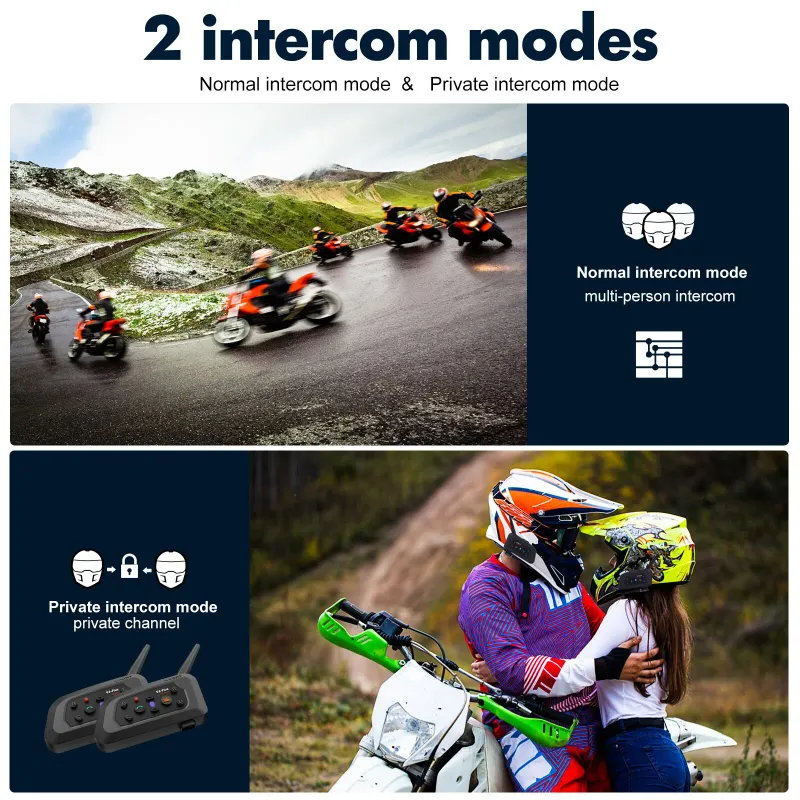 XINOWY V6 Plus Motorcycle Bluetooth Headset 6