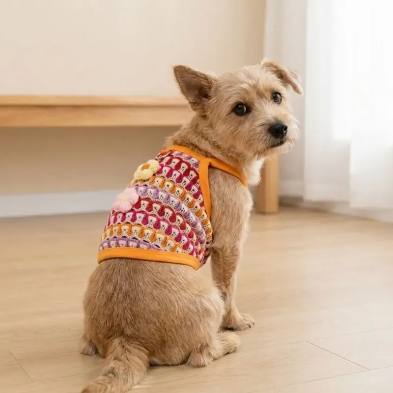 Floral Dog Cooling Vest 5