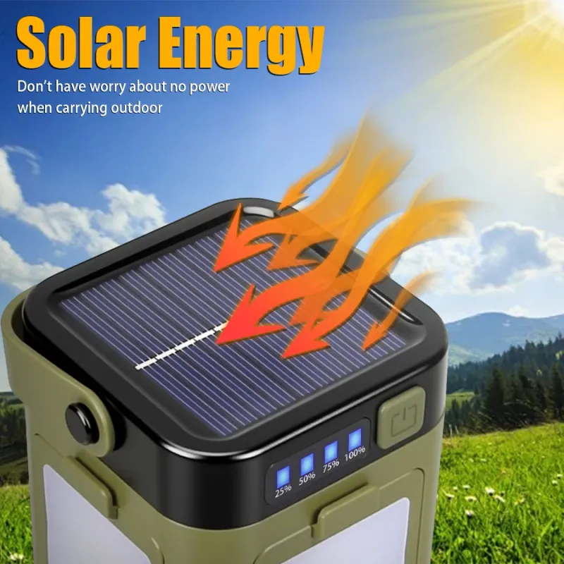 Solar Camping Lamp & Power Bank 2