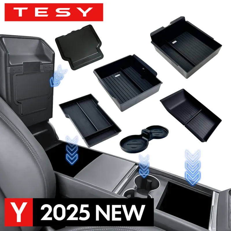 Tesla Model Y 2025 Console Storage Box 1