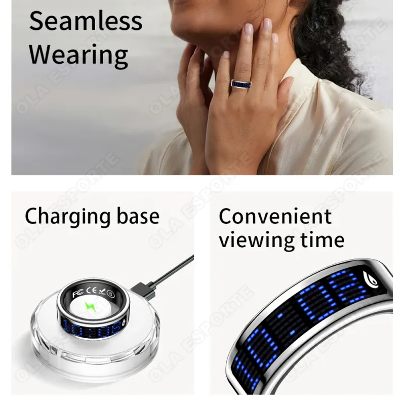 HT30 Waterproof Smart Health Ring 2