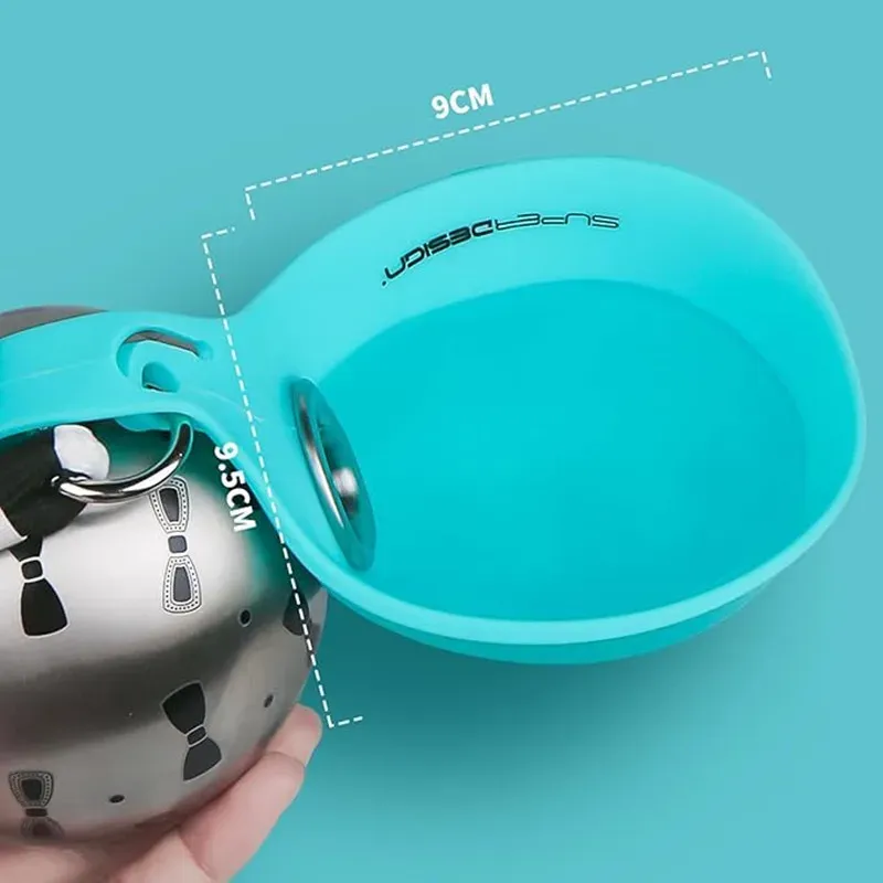 Portable Dog Water Bottle with Bowl 6