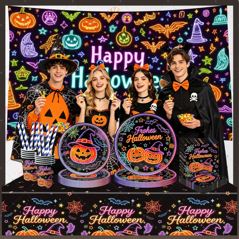 Halloween Party Tableware & Decoration Set 1