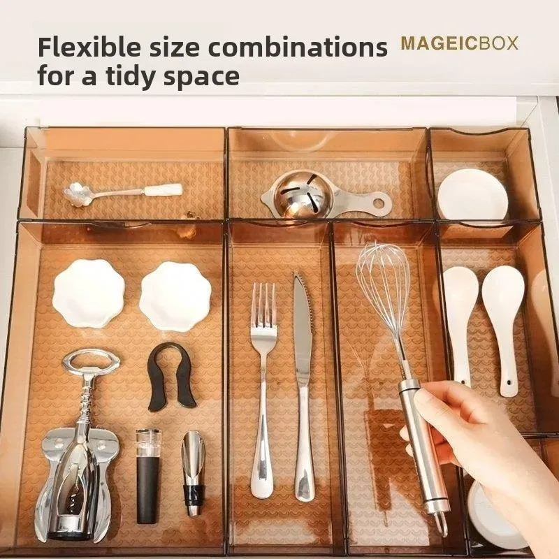 Transparent Kitchen Drawer Dividers 5