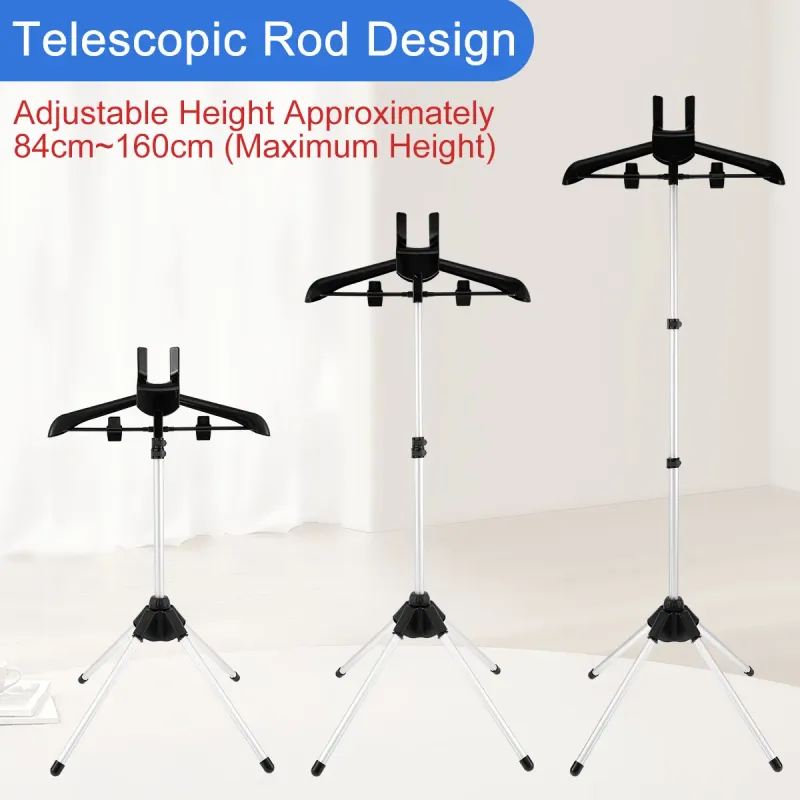 Foldable Adjustable Steamer Stand with Ironing Board 2