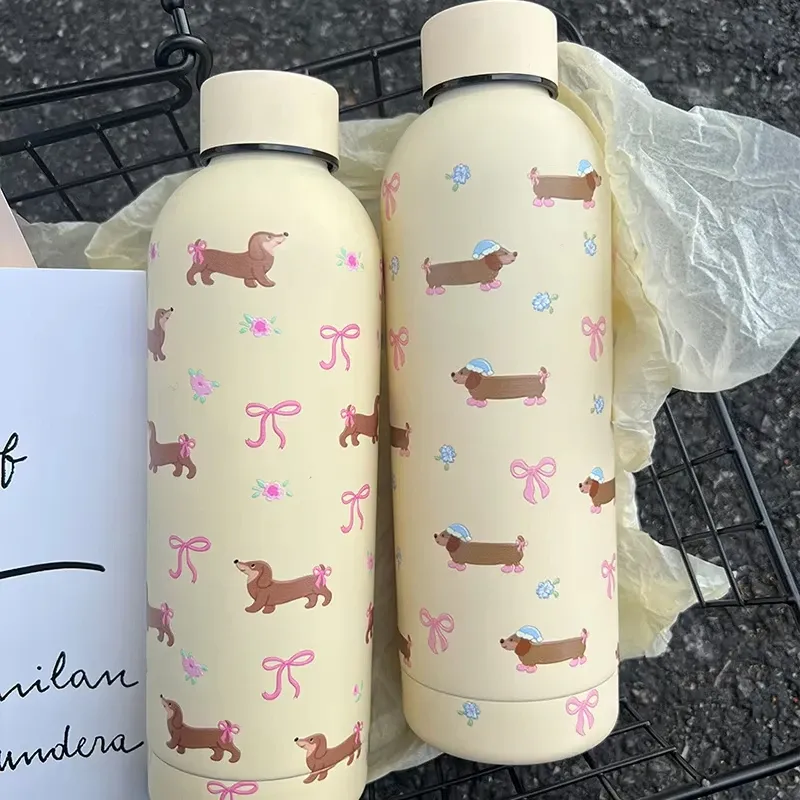 Kawaii Puppy Coffee Tumbler 500ml 2