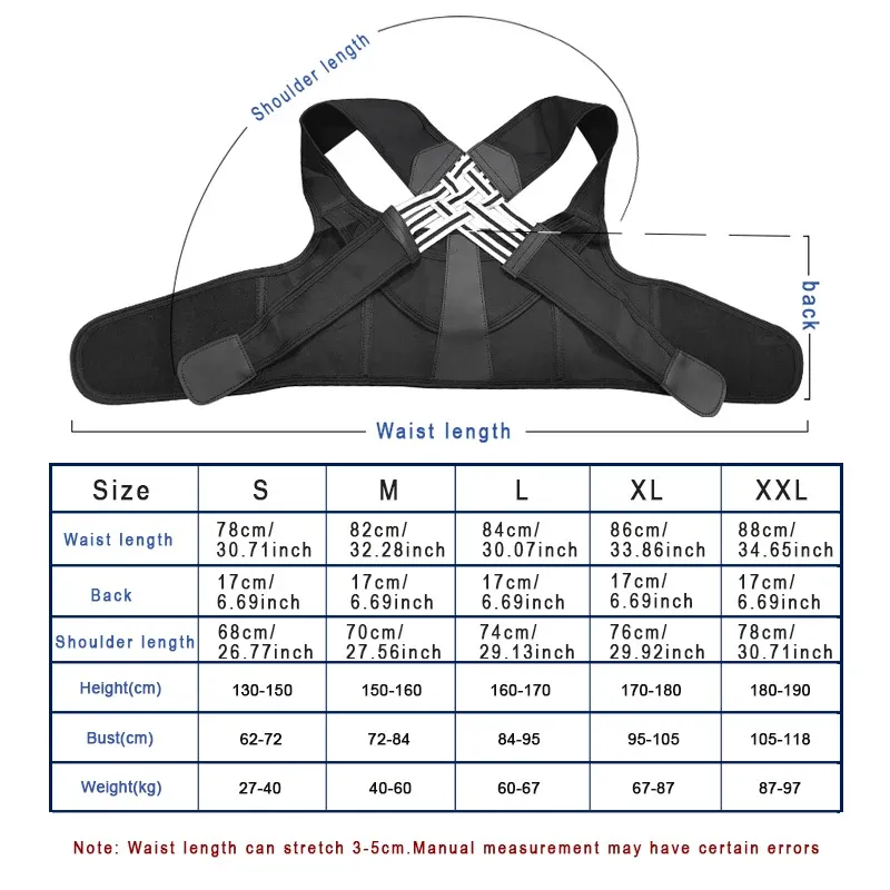 Adjustable Posture Corrector Back Brace 6
