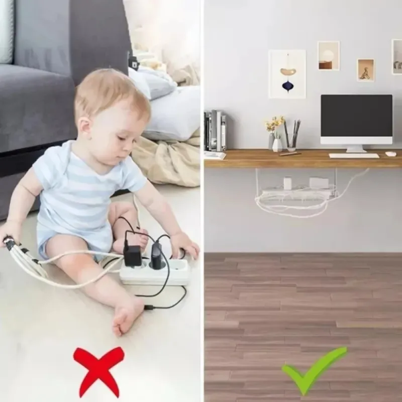 Under Desk Cable Management Tray 4