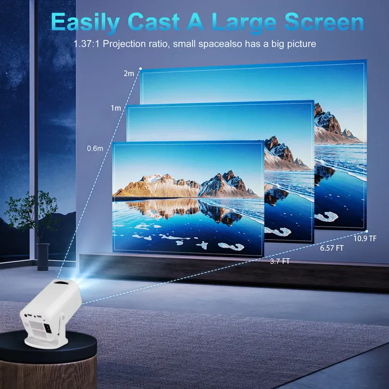 Salange P330W Mini Android Projector 5
