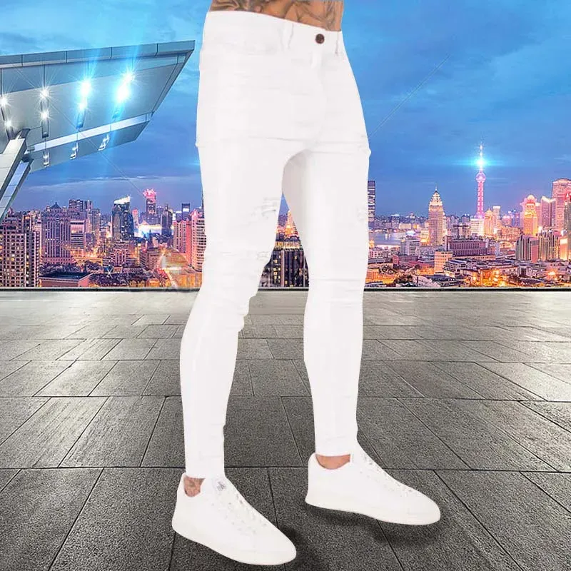 Ripped Skinny Streetwear Jeans for Men 1