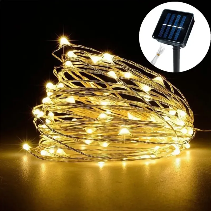 12m Solar Fairy Lights - 100 LEDs 1