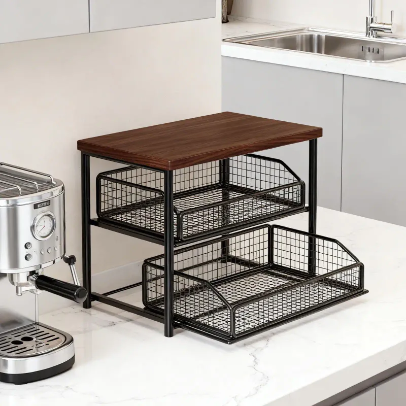 Coffee Bar Organizer Stand 2