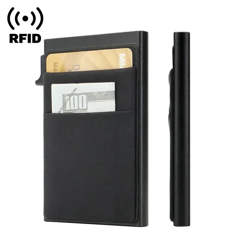 Slim RFID Blocking Metal Card Holder 4