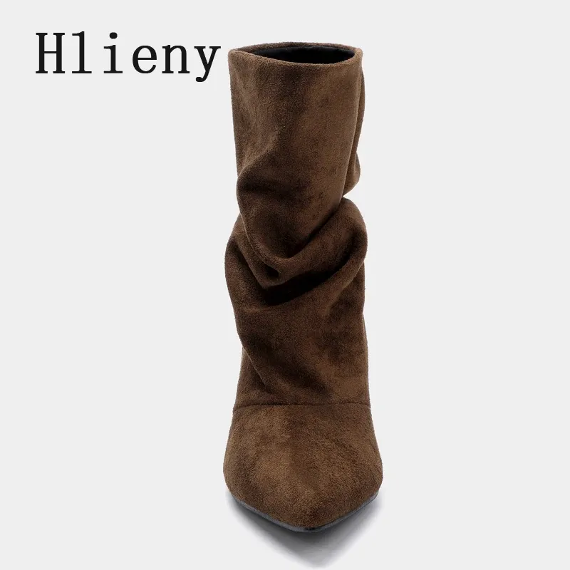 Brown Retro Ankle Boots for Women 5