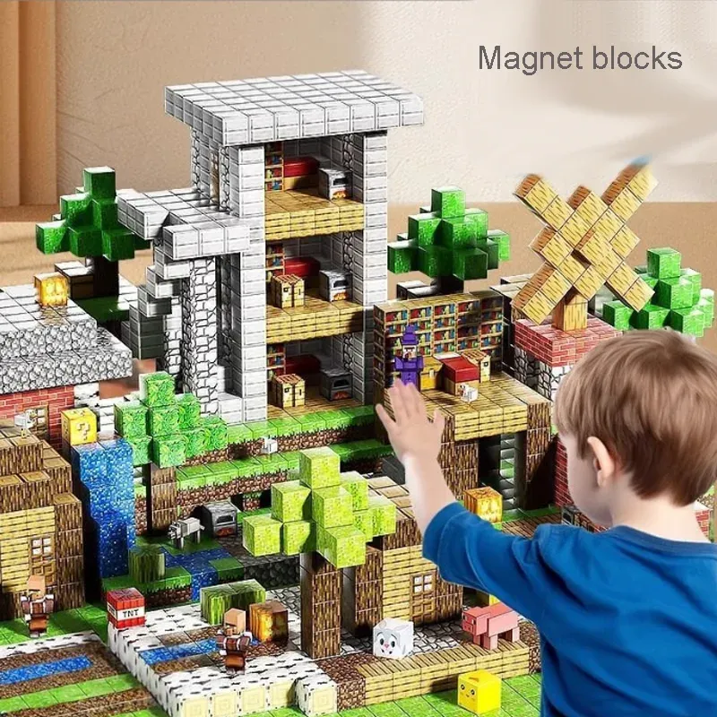 100pcs Magnetic Blocks Building Set 1