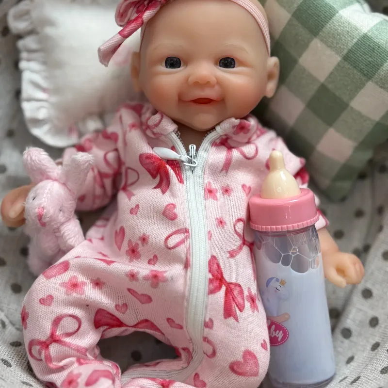 Mini Silicone Reborn Baby Doll 5