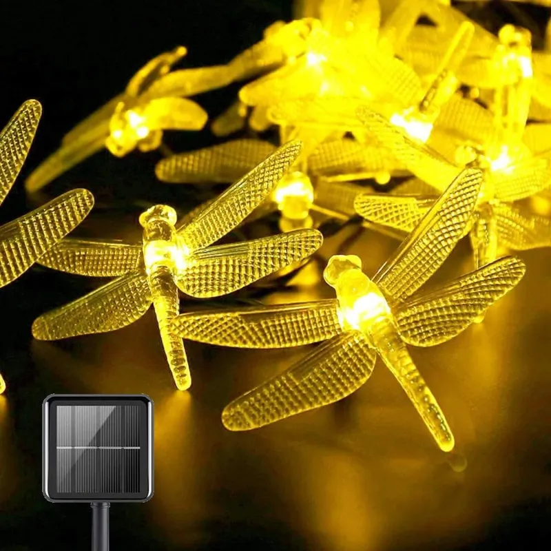 Solar Dragonfly Fairy Lights 6