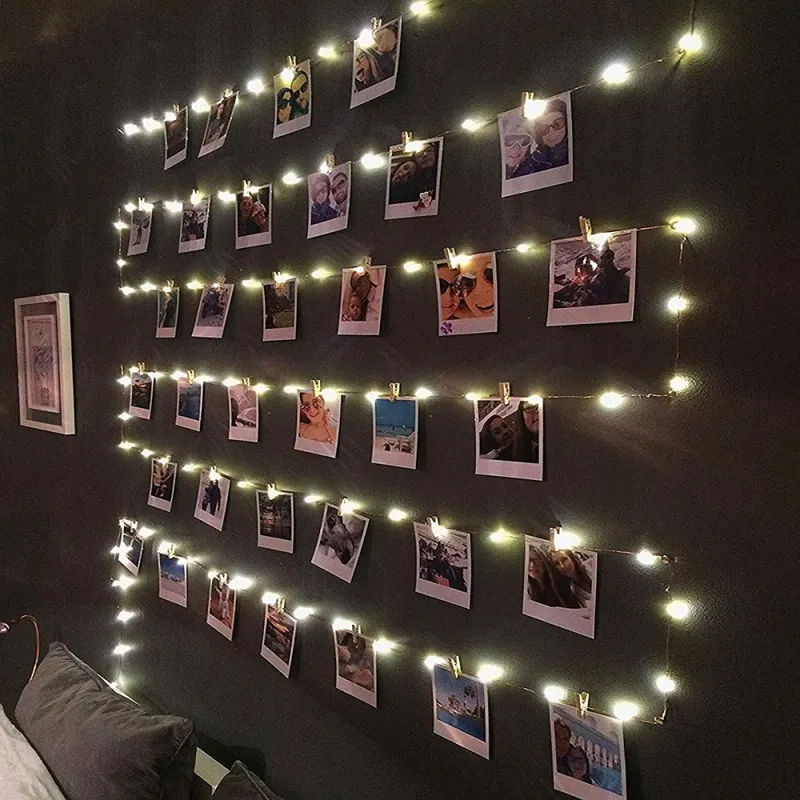 LED Photo Clip Fairy String Lights 1