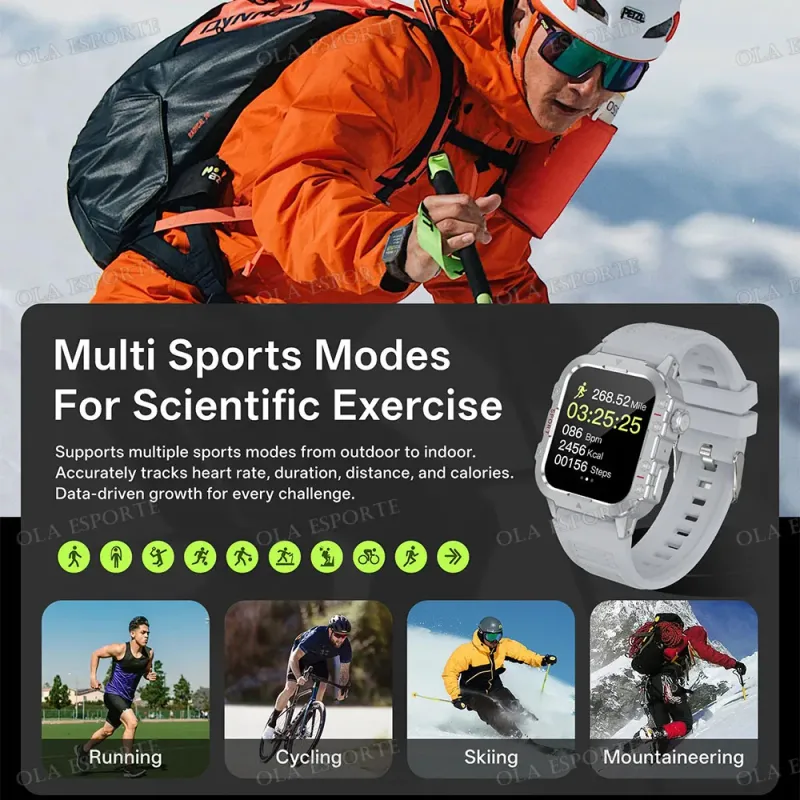 2025 Military SmartWatch - GPS & Heart Rate 4