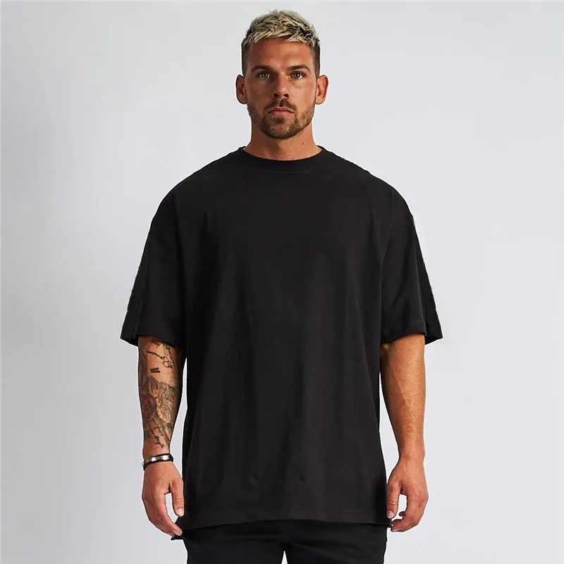 Men's 100% Cotton Oversized Crew Tee 4