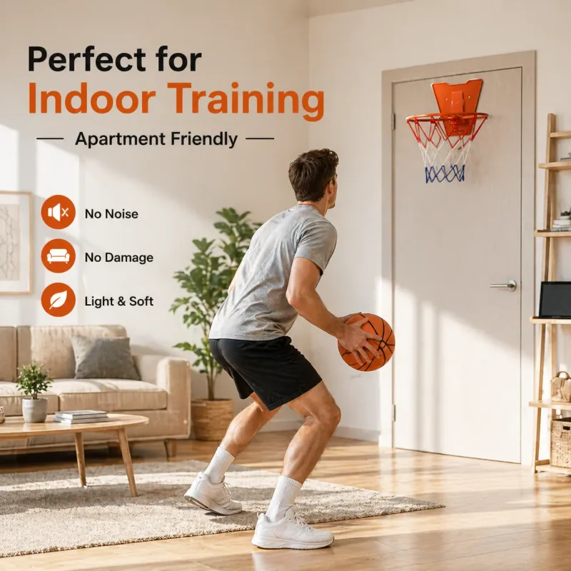 Silent Indoor Foam Basketball Hoop Set 3