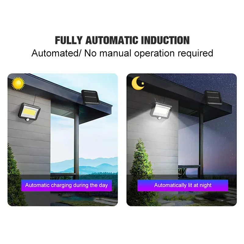 Solar Motion Sensor Wall Light 3