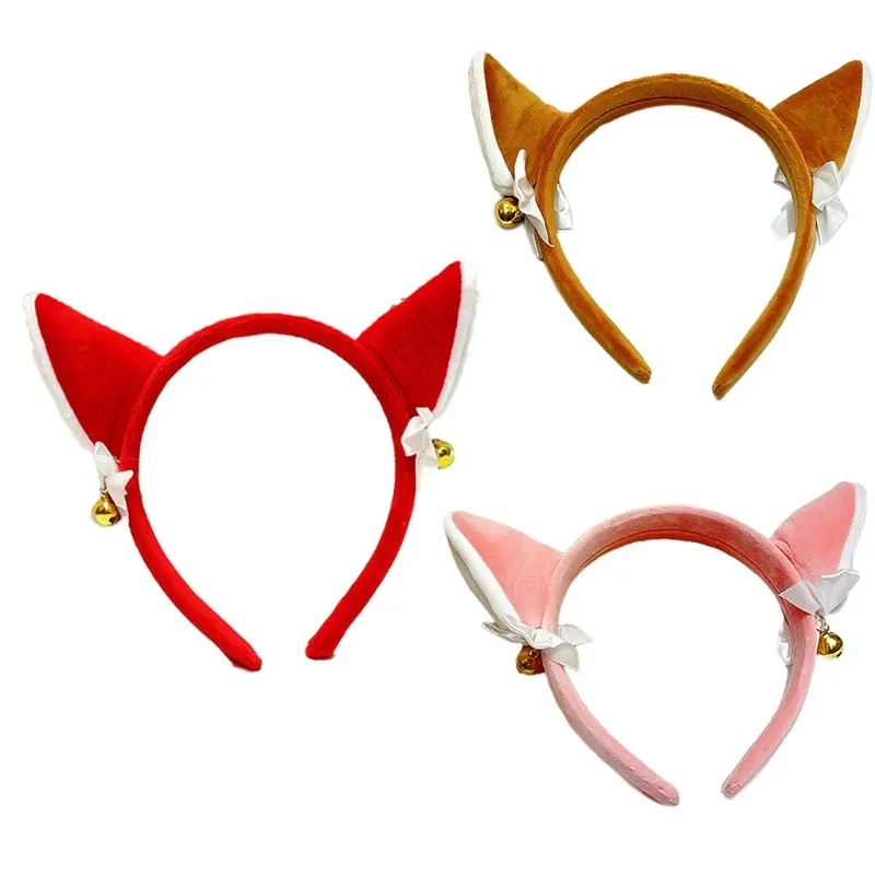 Plush Cow Ear Cosplay Headband 3