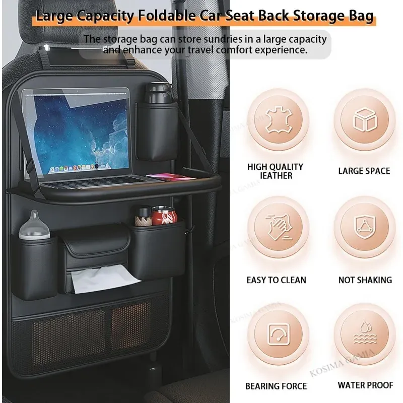 Car Seat Organizer with Tablet Holder 3