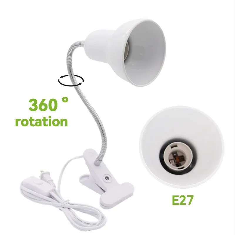 E27 Clamp Desk Lamp with Gooseneck 1