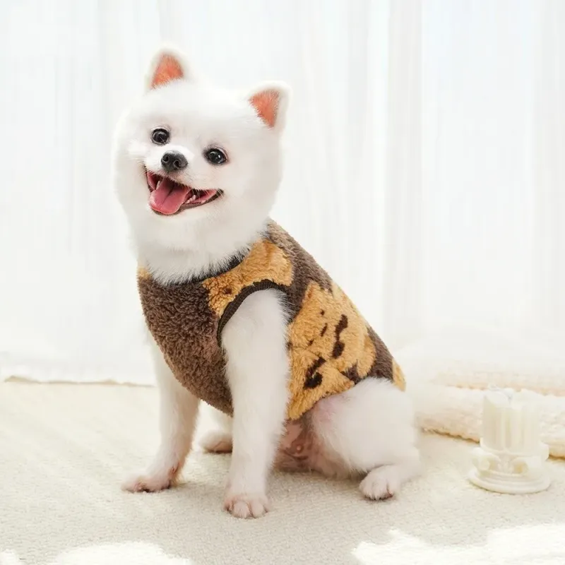 Winter Puppy Bear Fleece Dog Vest 4