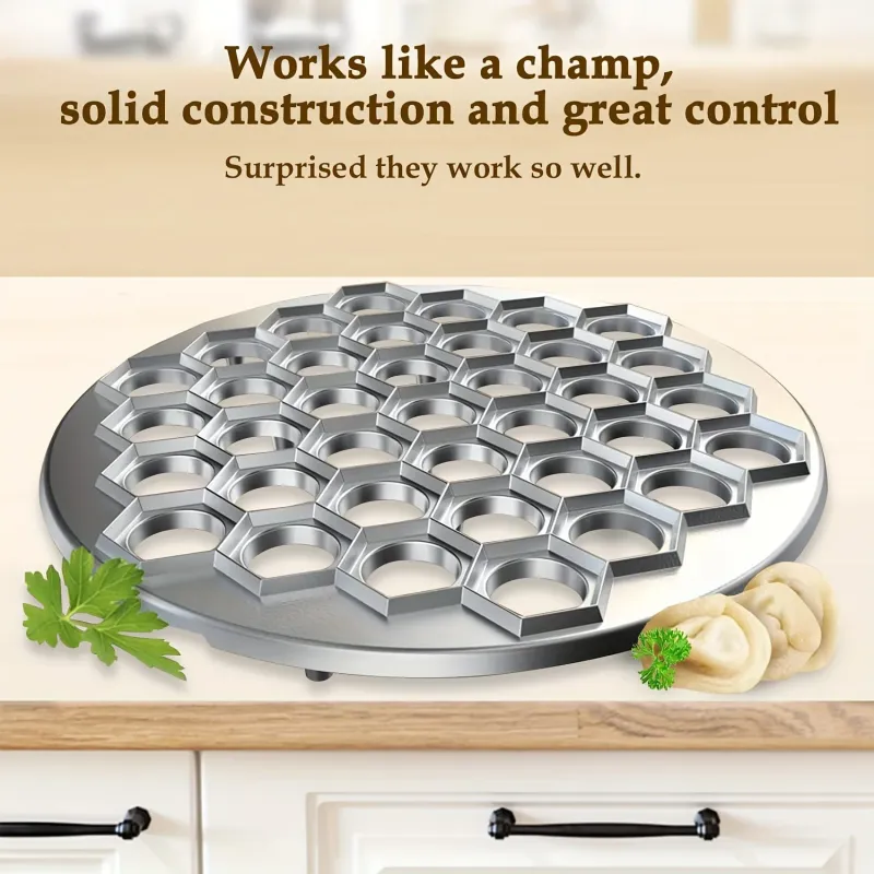 37-Hole Aluminum Ravioli Press Maker 3