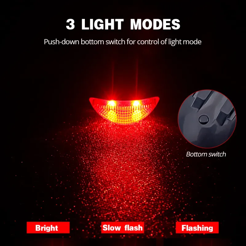 Solar Bike Light Set with Horn 3