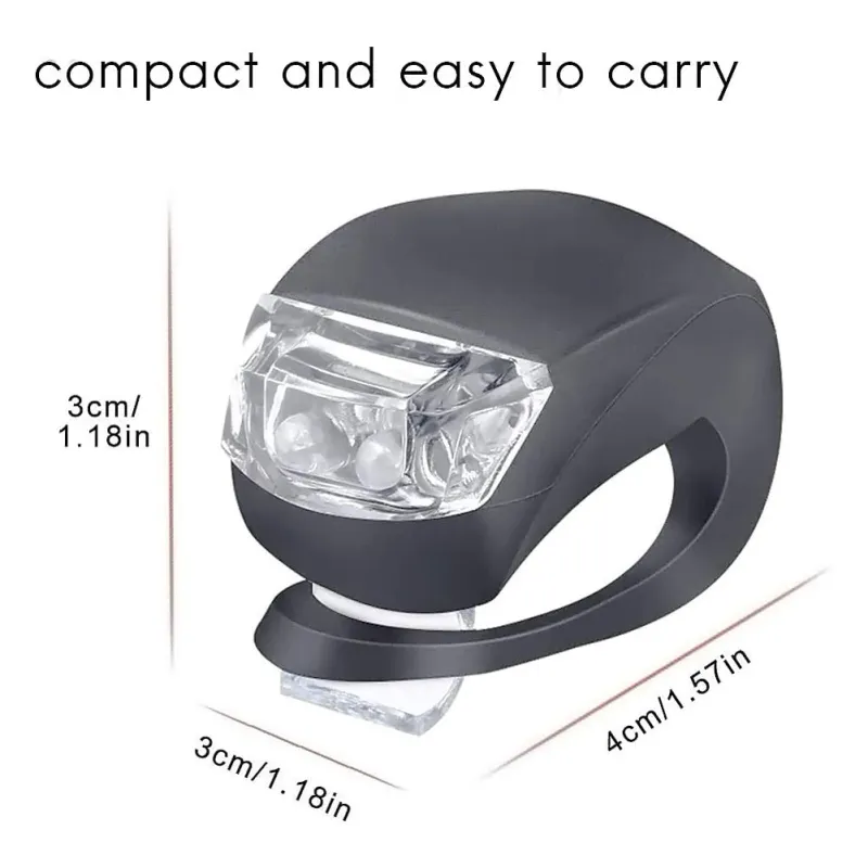 LED Bike Light Set - 1-4 Pairs 6