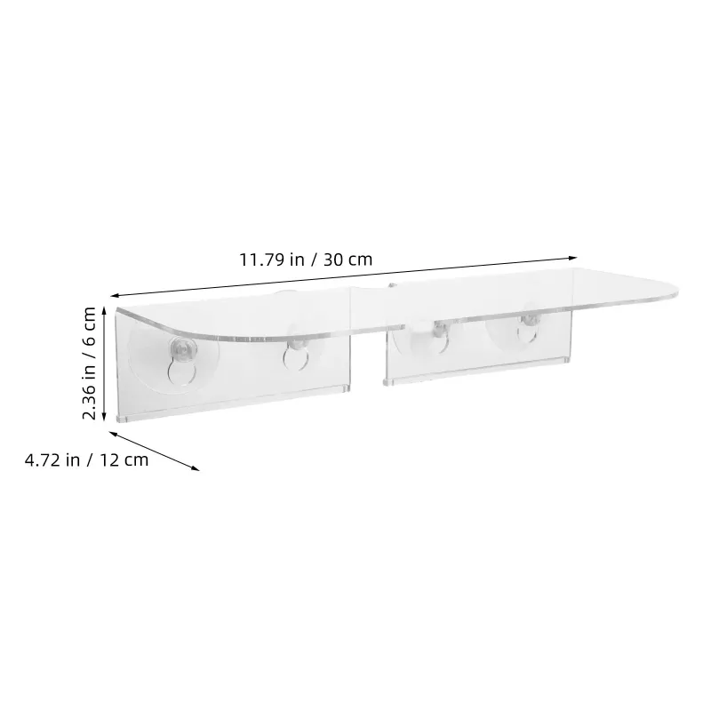 Acrylic Window Plant Shelf 6