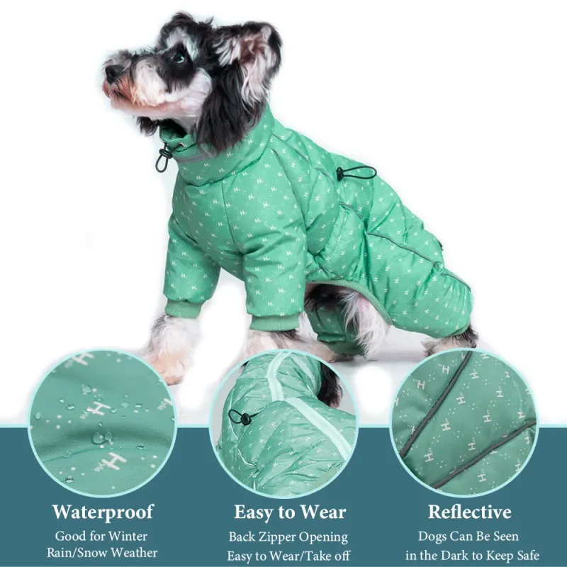 Winter Dog Coat Snowsuit Waterproof Jacket 3