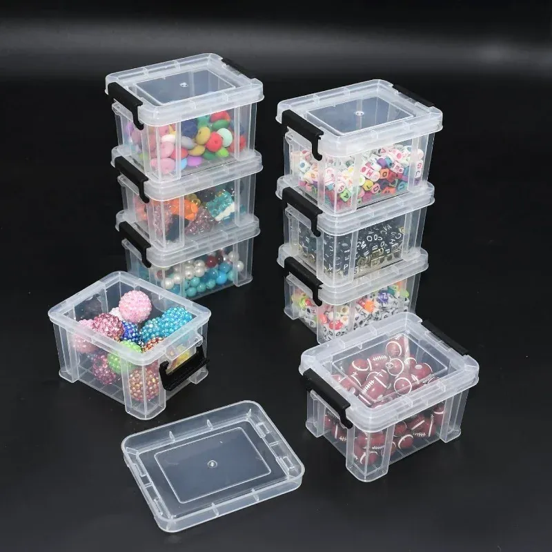 8-Piece Stackable Bead Organizer Boxes 2
