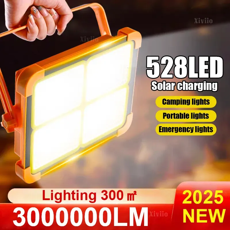 Solar Flood Light with Power Bank 1