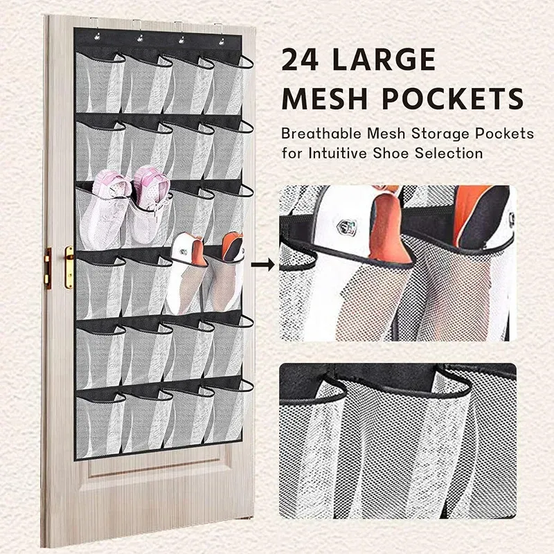 24-Pocket Wall Mount Shoe Organizer 1