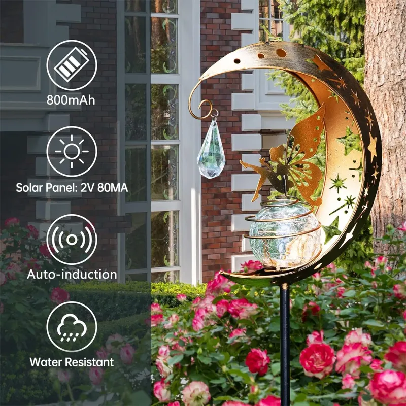 Moon Fairy Solar Garden Lights 4