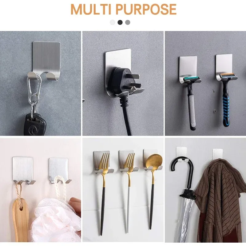 Stainless Steel Razor Holder Set 6